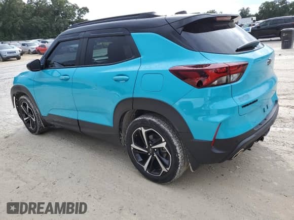 2021 Chevrolet TrailBlazer RS z VIN KL79MTSL6MB178345, wystawiony jako Copart lot #83949325 z przebiegiem 46 604 mil mil oraz Nie do naprawy • Non repairable. Historia ofert i sprzedaży dostępna na DreamBid. Obrazek 2.