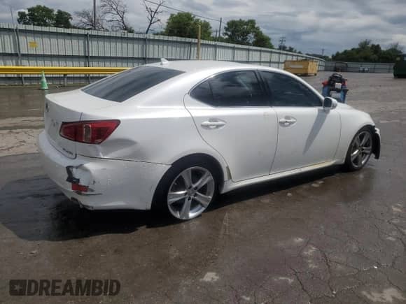 2013 Lexus IS 250 z VIN JTHBF5C27D5189058, wystawiony jako Copart lot #68551035 z przebiegiem 166 625 mil mil oraz Szkoda całkowita • Salvage title. Historia ofert i sprzedaży dostępna na DreamBid. Obrazek 3.