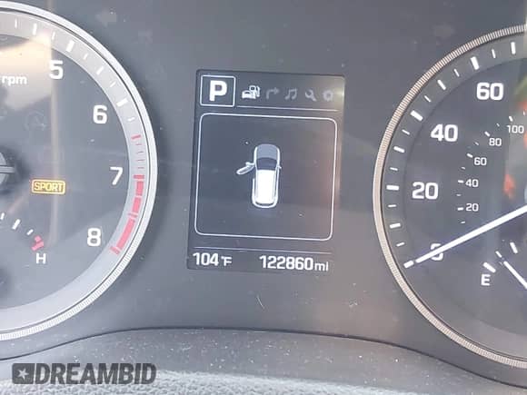 2017 Hyundai Tucson SE with VIN KM8J33A44HU449616, listed as a IAAI auction lot 42569459 with 122,860 mi miles and . Bid and sale history available at DreamBid. Image 15.