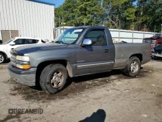 1999 Chevrolet Silverado 1500 LS with VIN 1GCEC14T1XZ187228, listed as a Copart auction lot 72424754 with Not provided miles and Salvage title. Bid and sale history available at DreamBid. Image 1.