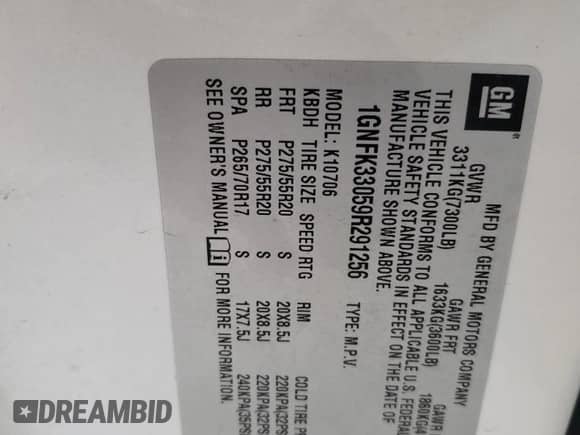 2009 Chevrolet Tahoe LTZ with VIN 1GNFK33059R291256, listed as a Copart auction lot 82418965 with 220,573 mi miles and Salvage title. Bid and sale history available at DreamBid. Image 14.