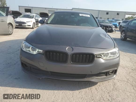 2017 BMW 3 Series 320i xDrive with VIN WBA8A3C36HA067342, listed as a Copart auction lot 67949055 with 87,250 mi miles and Salvage title. Bid and sale history available at DreamBid. Image 5.