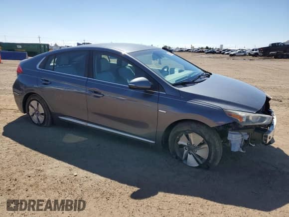 2020 Hyundai Ioniq SE with VIN KMHC75LC3LU187206, listed as a Copart auction lot 80323585 with 50,254 mi miles and Salvage title. Bid and sale history available at DreamBid. Image 4.