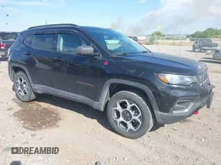 2022 Jeep Compass Trailhawk с VIN 3C4NJDDB8NT111802, выставлен на аукционе IAAI как лот 42971559 с пробегом 36 889 миль миль и . История ставок и продаж доступна на DreamBid. Изображение 1.