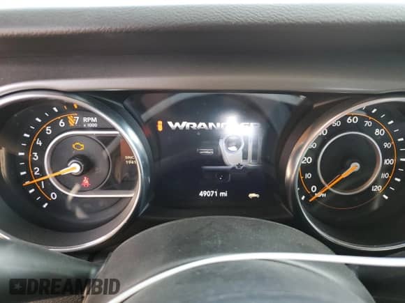 2022 Jeep Wrangler Sport S с VIN 1C4GJXAG7NW203889, выставлен на аукционе Copart как лот 46301355 с пробегом 49 071 миль миль и Списание • Salvage title. История ставок и продаж доступна на DreamBid. Изображение 9.