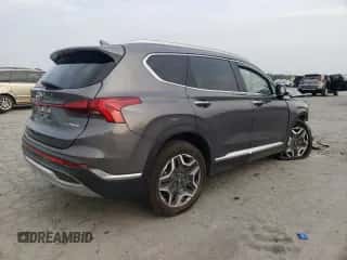 2022 Hyundai Santa Fe Limited with VIN KM8S5DA10NU018129, listed as a Copart auction lot 82064345 with 92,545 mi miles and Salvage title. Bid and sale history available at DreamBid. Image 3.