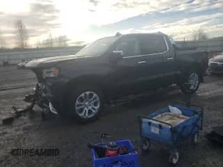 2023 Chevrolet Silverado 1500 LTZ with VIN 1GCUDGE82PZ300156, listed as a Copart auction lot 50273805 with 20,258 mi miles and Salvage title. Bid and sale history available at DreamBid. Image 1.