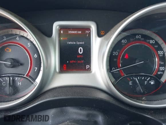 2012 Dodge Journey Crew with VIN 3C4PDCDG4CT231468, listed as a IAAI auction lot 43178465 with 250,483 mi miles and . Bid and sale history available at DreamBid. Image 7.