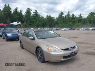 2003 Honda Accord EX z VIN 1HGCM55623A033173, wystawiony jako IAAI lot #43094294 z przebiegiem 121 091 mil mil oraz . Historia ofert i sprzedaży dostępna na DreamBid. Obrazek 1.