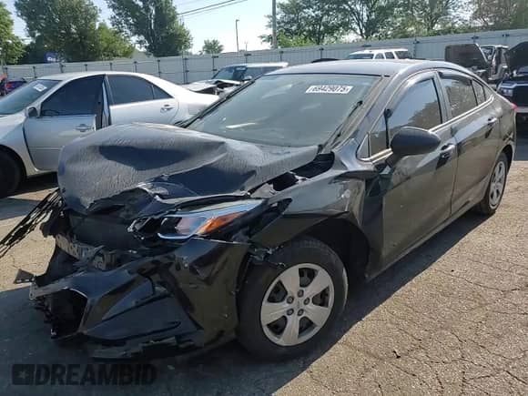 2018 Chevrolet Cruze LS with VIN 1G1BB5SM7J7125403, listed as a Copart auction lot 69429075 with 87,250 mi miles and Salvage title. Bid and sale history available at DreamBid. Image 13.