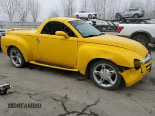 2005 Chevrolet SSR LS с VIN 1GCES14H25B120514, выставлен на аукционе Copart как лот 47224065 с пробегом 85 053 миль миль и Списание • Salvage title. История ставок и продаж доступна на DreamBid. Изображение 4.
