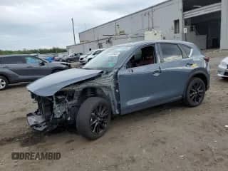 2024 Mazda CX-5 S Carbon Edition z VIN JM3KFBCL5R0454645, wystawiony jako Copart lot #83800035 z przebiegiem 16 640 mil mil oraz Szkoda całkowita • Salvage title. Historia ofert i sprzedaży dostępna na DreamBid. Obrazek 1.