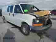 2007 Chevrolet Express Cargo with VIN 1GCGG29V671121592, listed as a Copart auction lot 45107045 with Not provided miles and Salvage title. Bid and sale history available at DreamBid. Image 4.