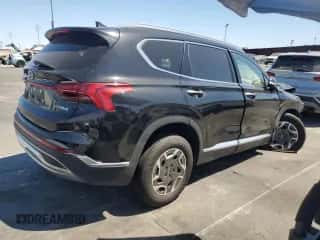 2023 Hyundai Santa Fe Blue with VIN 5NMS2DA17PH018944, listed as a Copart auction lot 71478735 with 39,219 mi miles and Salvage title. Bid and sale history available at DreamBid. Image 3.