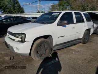 2003 Chevrolet TrailBlazer LTZ с VIN 1GNDT13S532242052, выставлен на аукционе Copart как лот 85823175 с пробегом 171 406 миль миль и Списание • Salvage title. История ставок и продаж доступна на DreamBid. Изображение 1.
