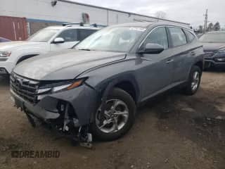 2024 Hyundai Tucson SE with VIN 5NMJACDE3RH385821, listed as a Copart auction lot 87747765 with 34,815 mi miles and Salvage title. Bid and sale history available at DreamBid. Image 1.