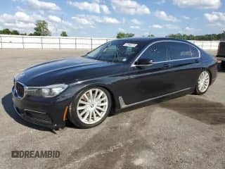 2019 BMW 7 Series 740i xDrive with VIN WBA7E4C53KGV28668, listed as a Copart auction lot 57940075 with 116,131 mi miles and Clean title. Bid and sale history available at DreamBid. Image 1.