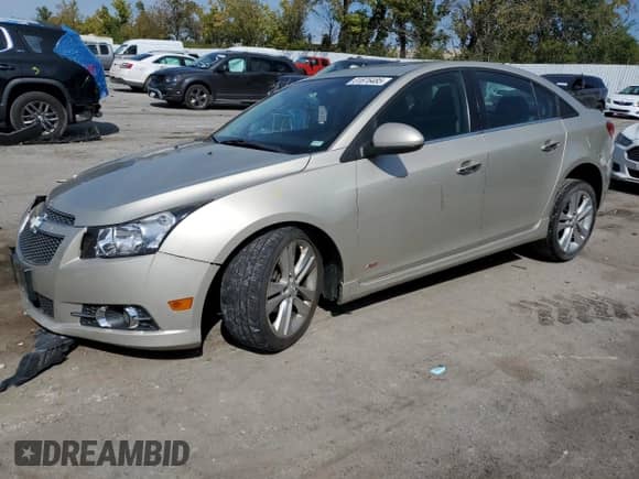 2013 Chevrolet Cruze LTZ with VIN 1G1PG5SB5D7286651, listed as a Copart auction lot 81876485 with 140,810 mi miles and Salvage title. Bid and sale history available at DreamBid. Image 1.