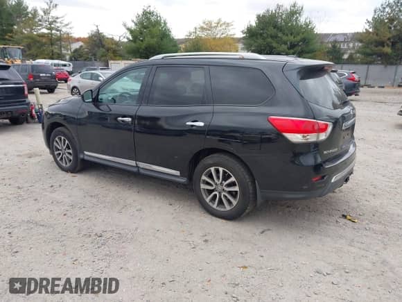2014 Nissan Pathfinder SL with VIN 5N1AR2MM5EC630679, listed as a IAAI auction lot 43563049 with 214,368 mi miles and . Bid and sale history available at DreamBid. Image 3.