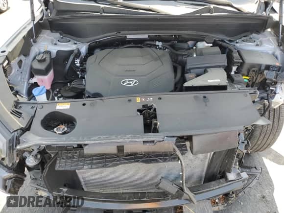 2025 Hyundai Palisade SEL Premium z VIN KM8R44GE8SU850180, wystawiony jako Copart lot #59717545 z przebiegiem 3 728 mil mil oraz Szkoda całkowita • Salvage title. Historia ofert i sprzedaży dostępna na DreamBid. Obrazek 12.