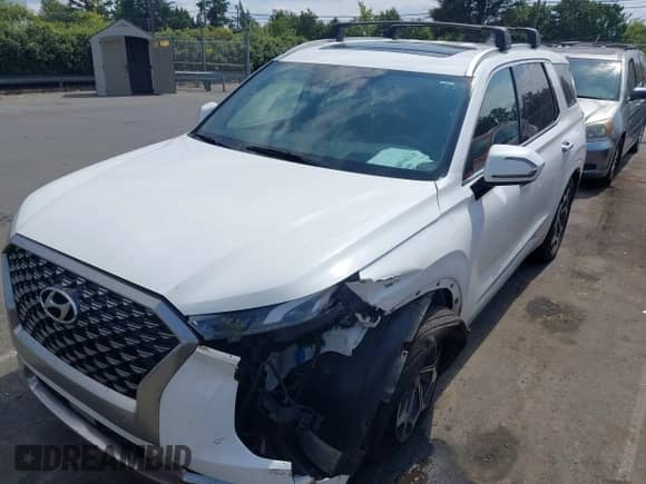 2022 Hyundai Palisade Calligraphy с VIN KM8R74HEXNU412173, выставлен на аукционе IAAI как лот 43119105 с пробегом 73 018 миль миль и . История ставок и продаж доступна на DreamBid. Изображение 2.
