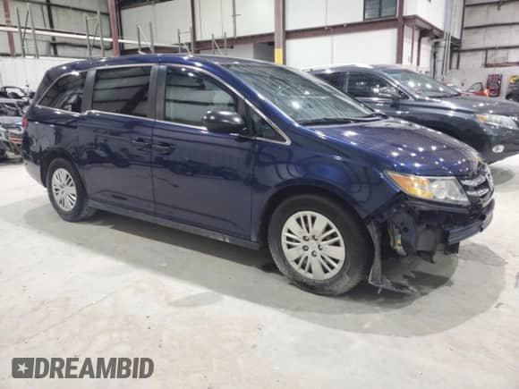 2015 Honda Odyssey LX with VIN 5FNRL5H22FB128087, listed as a Copart auction lot 71444525 with 178,678 mi miles and Non repairable. Bid and sale history available at DreamBid. Image 4.