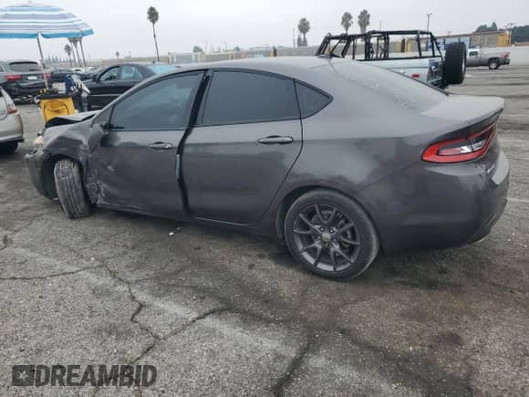 2016 Dodge Dart SXT with VIN 1C3CDFBB1GD507600, listed as a Copart auction lot 85575465 with Not provided miles and Salvage title. Bid and sale history available at DreamBid. Image 2.