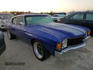 1972 Chevrolet Chevelle z VIN 1D37H2R603005, wystawiony jako Copart lot #74749134 z przebiegiem Nie podano mil oraz Szkoda całkowita • Salvage title. Historia ofert i sprzedaży dostępna na DreamBid. Obrazek 4.