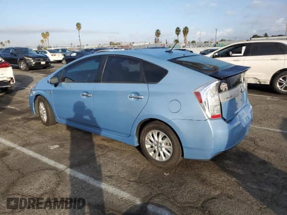 2015 Toyota Prius Advanced with VIN JTDKN3DP6F3071987, listed as a Copart auction lot 80757844 with 110,235 mi miles and Salvage title. Bid and sale history available at DreamBid. Image 2.