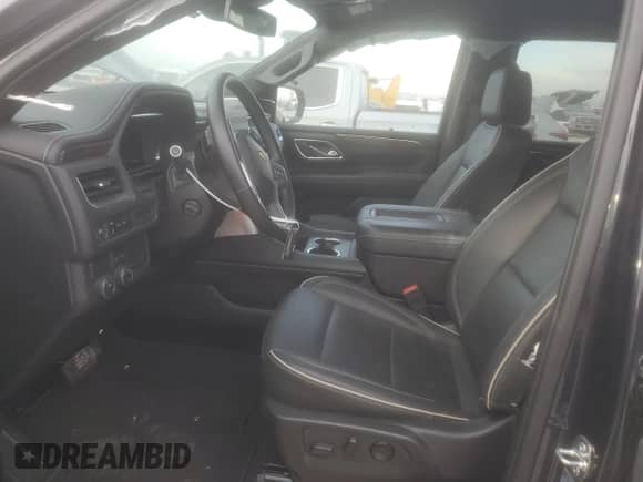 2023 Chevrolet Tahoe Premier with VIN 1GNSCSKD4PR563710, listed as a Copart auction lot 84965394 with 17,528 mi miles and Salvage title. Bid and sale history available at DreamBid. Image 7.