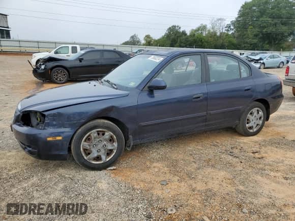 2005 Hyundai Elantra GLS z VIN KMHDN46D85U186001, wystawiony jako Copart lot #73660224 z przebiegiem 261 622 mil mil oraz Szkoda całkowita • Salvage title. Historia ofert i sprzedaży dostępna na DreamBid. Obrazek 1.