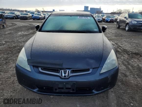 2005 Honda Accord LX with VIN 1HGCM55475A111433, listed as a Copart auction lot 43371575 with 198,408 mi miles and Salvage title. Bid and sale history available at DreamBid. Image 5.