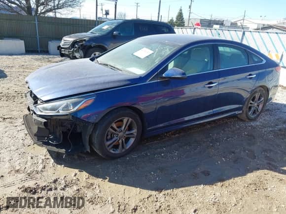 2018 Hyundai Sonata SEL with VIN 5NPE34AF9JH606912, listed as a IAAI auction lot 41758922 with 71,790 mi miles and . Bid and sale history available at DreamBid. Image 2.