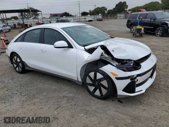 2024 Hyundai Ioniq 6 SE с VIN KMHM24AA1RA075660, выставлен на аукционе Copart как лот 76353894 с пробегом 6 160 миль миль и Списание • Salvage title. История ставок и продаж доступна на DreamBid. Изображение 4.