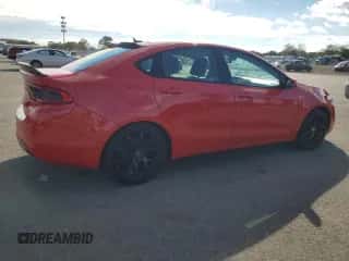 2016 Dodge Dart SXT with VIN 1C3CDFBB9GD629816, listed as a Copart auction lot 87026715 with 107,788 mi miles and Clean title. Bid and sale history available at DreamBid. Image 3.