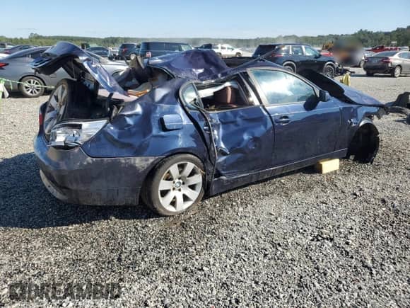 2004 BMW 5 Series 530i with VIN WBANA73554B047809, listed as a Copart auction lot 80371415 with Not provided miles and Salvage title. Bid and sale history available at DreamBid. Image 3.