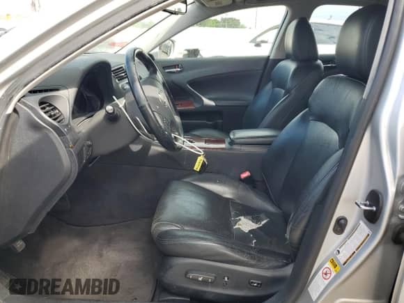 2006 Lexus IS 250 с VIN JTHBK262X65008219, выставлен на аукционе Copart как лот 81466955 с пробегом 131 010 миль миль и Списание • Salvage title. История ставок и продаж доступна на DreamBid. Изображение 7.