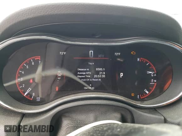 2014 Dodge Durango Limited z VIN 1C4RDJDG3EC598339, wystawiony jako Copart lot #81762055 z przebiegiem 154 135 mil mil oraz Szkoda całkowita • Salvage title. Historia ofert i sprzedaży dostępna na DreamBid. Obrazek 9.