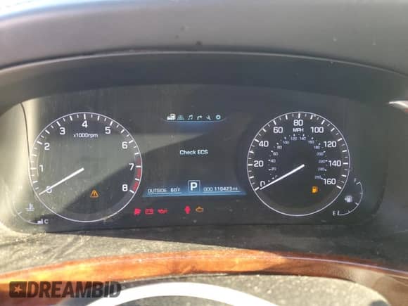 2016 Hyundai Equus Ultimate с VIN KMHGH4JH2GU101008, выставлен на аукционе Copart как лот 48182445 с пробегом 110 423 миль миль и Списание • Salvage title. История ставок и продаж доступна на DreamBid. Изображение 9.