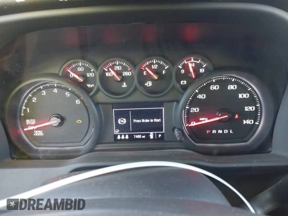 2024 Chevrolet Silverado 1500 Custom Trail Boss with VIN 3GCPDCEK6RG332029, listed as a IAAI auction lot 41299212 with 7,480 mi miles and . Bid and sale history available at DreamBid. Image 7.