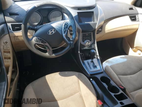 2013 Hyundai Elantra GLS with VIN 5NPDH4AE2DH432710, listed as a Copart auction lot 80017115 with 147,610 mi miles and Salvage title. Bid and sale history available at DreamBid. Image 8.