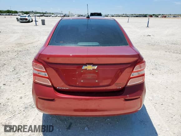 2020 Chevrolet Sonic LT with VIN 1G1JD5SB4L4126954, listed as a Copart auction lot 68955275 with 124,507 mi miles and Salvage title. Bid and sale history available at DreamBid. Image 6.