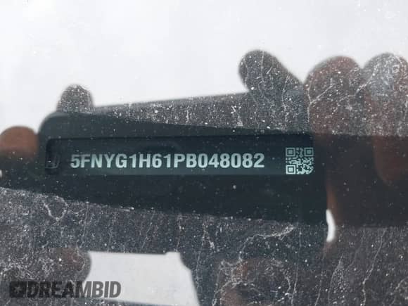 2023 Honda Pilot TrailSport with VIN 5FNYG1H61PB048082, listed as a IAAI auction lot 41653501 with 37,709 mi miles and . Bid and sale history available at DreamBid. Image 9.