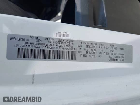 2018 Ram ProMaster Cargo z VIN 3C6TRVDG3JE147615, wystawiony jako IAAI lot #42657540 z przebiegiem 226 520 mil mil oraz . Historia ofert i sprzedaży dostępna na DreamBid. Obrazek 9.