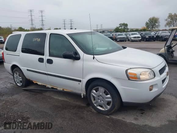 2008 Chevrolet Uplander LS с VIN 1GNDV23WX8D197463, выставлен на аукционе IAAI как лот 43495098 с пробегом 147 683 миль миль и . История ставок и продаж доступна на DreamBid. Изображение 1.