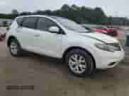 2012 Nissan Murano SV with VIN JN8AZ1MUXCW105454, listed as a Copart auction lot 70671394 with 129,258 mi miles and Salvage title. Bid and sale history available at DreamBid. Image 4.
