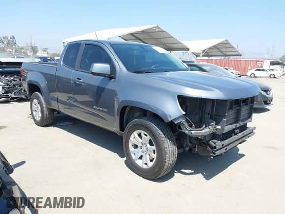 2021 Chevrolet Colorado 2WD LT z VIN 1GCHSCEN9M1298907, wystawiony jako IAAI lot #43017211 z przebiegiem 37 657 mil mil oraz . Historia ofert i sprzedaży dostępna na DreamBid. Obrazek 1.