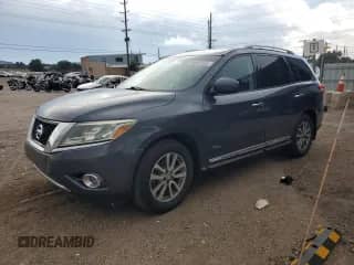2014 Nissan Pathfinder SV Hybrid with VIN 5N1CR2MM5EC642694, listed as a Copart auction lot 65499165 with 146,064 mi miles and Clean title. Bid and sale history available at DreamBid. Image 1.