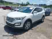 2013 Hyundai Santa Fe Sport with VIN 5XYZUDLA3DG054402, listed as a IAAI auction lot 42863309 with 133,453 mi miles and . Bid and sale history available at DreamBid. Image 2.
