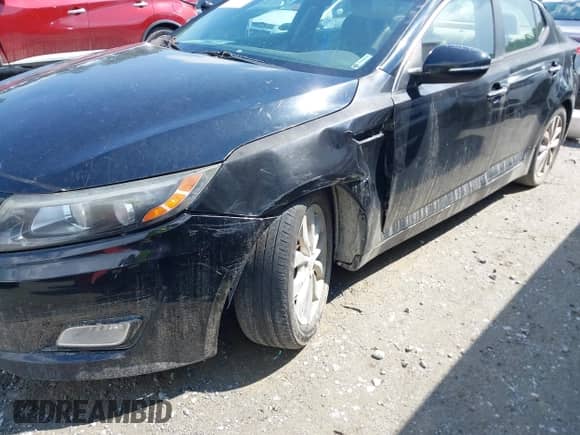2014 Kia Optima LX with VIN 5XXGM4A76EG302498, listed as a IAAI auction lot 43129196 with 188,849 mi miles and . Bid and sale history available at DreamBid. Image 6.